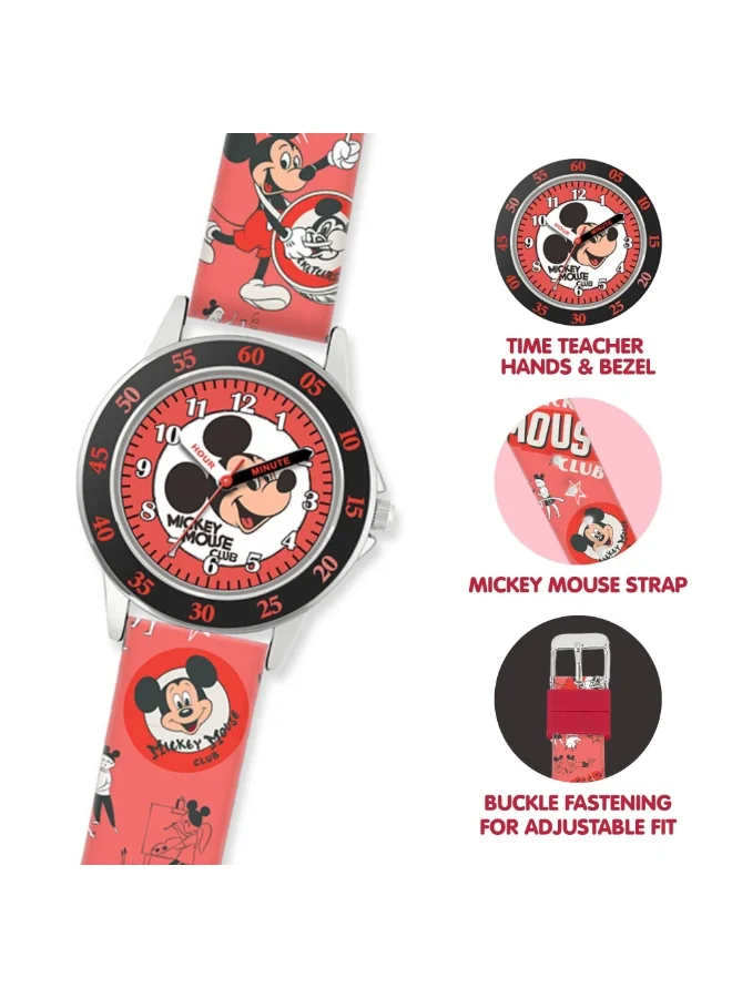ديزني MICKEY MOUSE PRINTED TIME TEACHER - MK9099