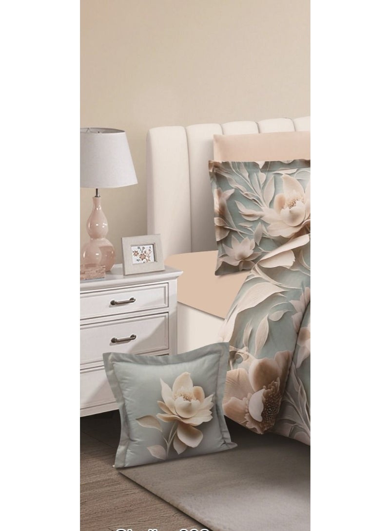 Horse single bed comforter set, 4 pieces Comfort for your sleep and elegance for your room - Image 2