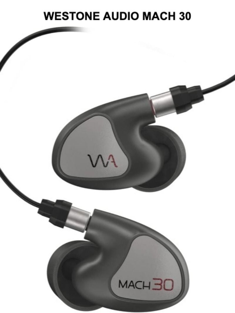 Westone Audio Mach 30 3 Balanced Armature Drivers, Professional Musician Monitor Wired Earphones - Image 1