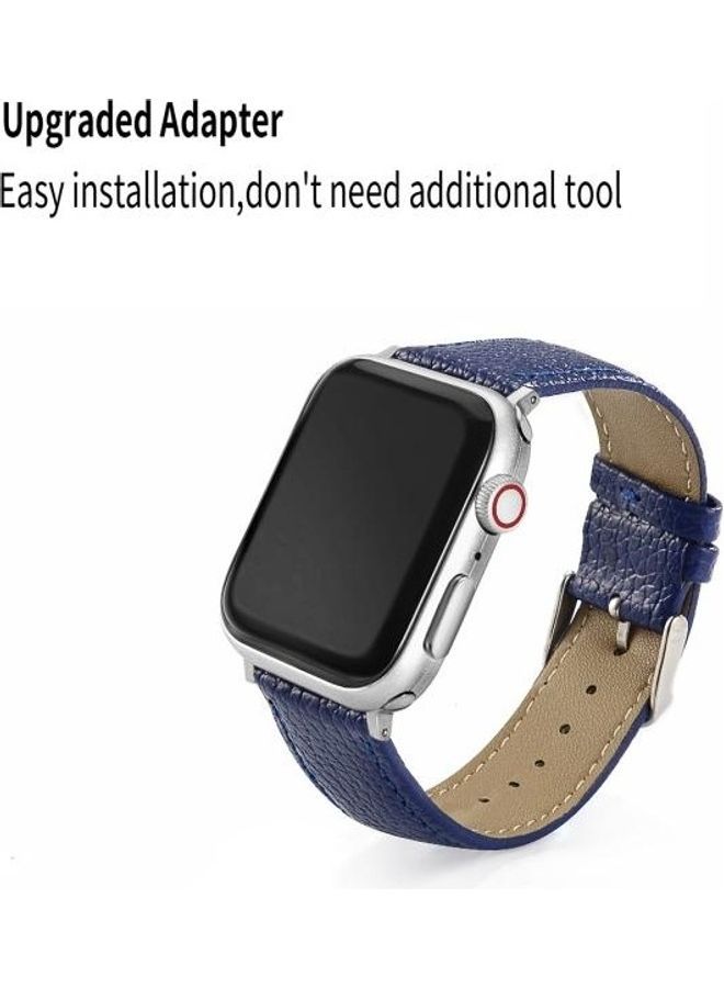 نيبمينينت سوار بديل لساعة أبل سيريس 7 مقاس 45 مم/ 6 SE و5 و4 44 مم/3 و2 و1 42 مم أزرق - Image 2