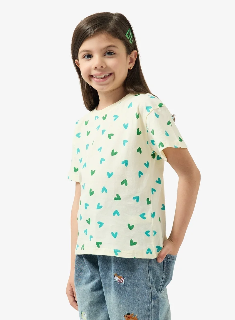 بنياتا تيشيرت مطبوع