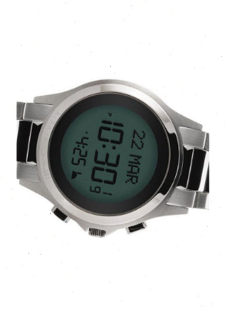 Al Fajr Men's Stainless Steel Digital Watch Wr02 - Image 4