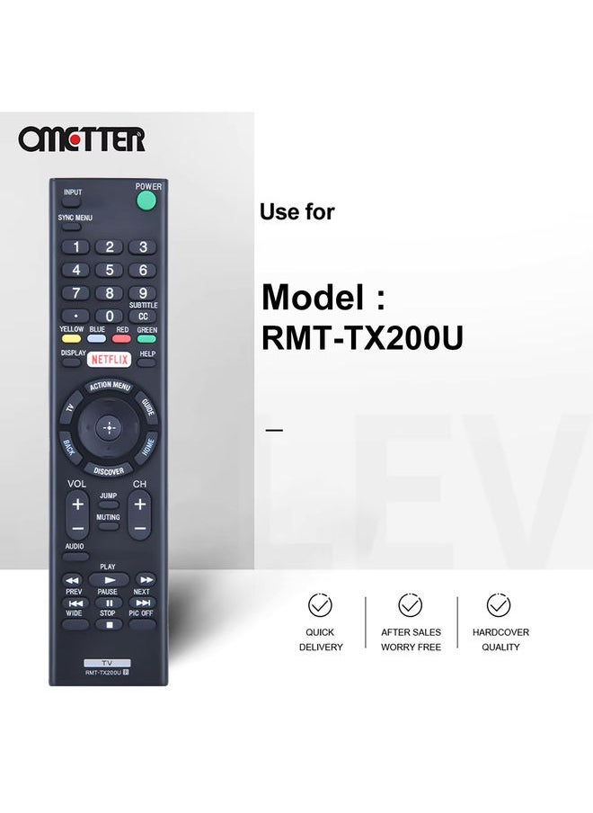 OMETTER - RMT-TX200U For Sony Remote Control 4K HDR HD TV RMF-TX200E RMF-TX200P RMF-TX200B RMF-TX201U XBR-55X700D XBR-49X700D Controller - Image 1