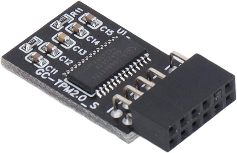 TPM Module Secure Processor, High Compatibility with and Series, LPC SPI Security Board 12Pin, Black, 14mm X 27mm, for GIGABYTE, Widely Applied, Compatible - Image 3
