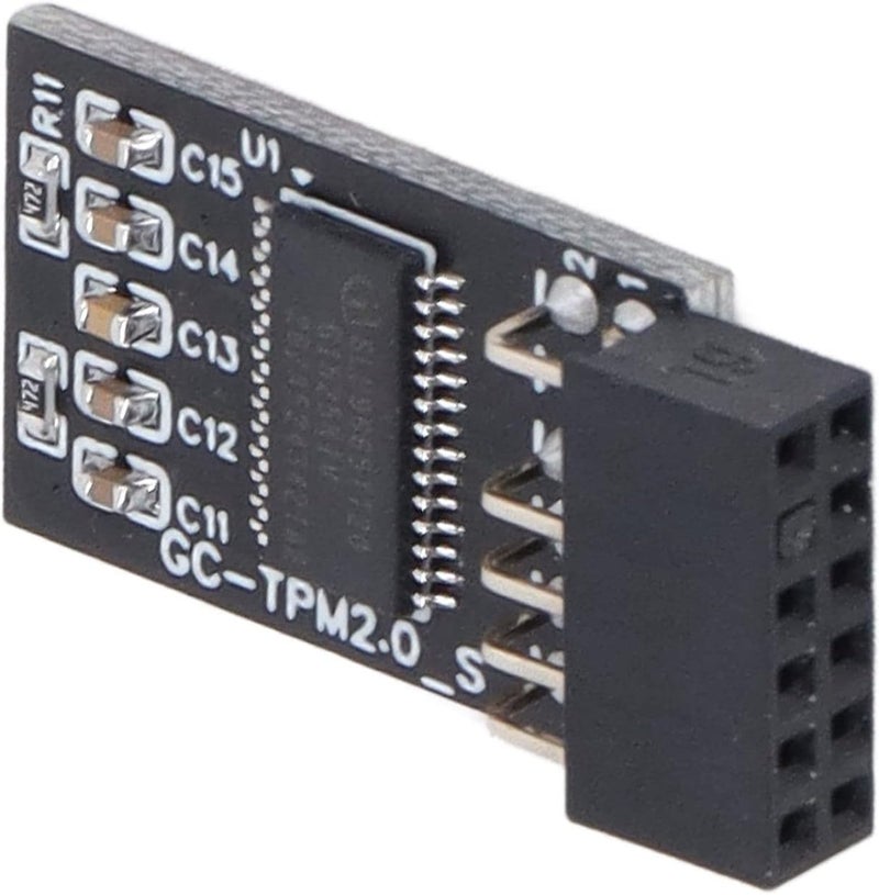 TPM Module Secure Processor, High Compatibility with and Series, LPC SPI Security Board 12Pin, Black, 14mm X 27mm, for GIGABYTE, Widely Applied, Compatible - Image 4