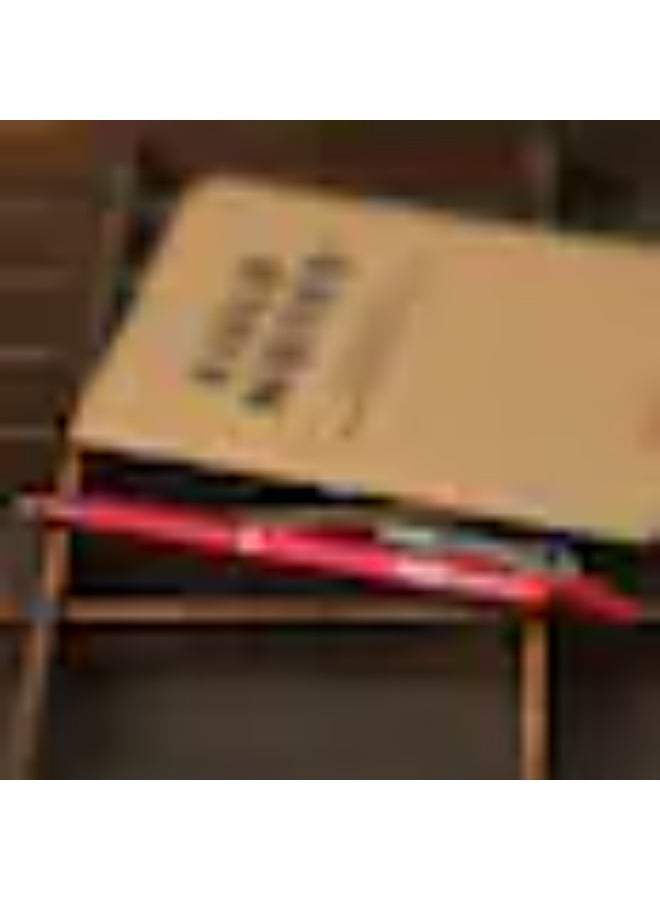 Pilot Pink Frixion Clicker Retractable Fine Rollerball Erasable Pens Pen 0.7mm Nib Tip 0.35mm Line BLRT-FR7 (Pack Of 3) - Image 3