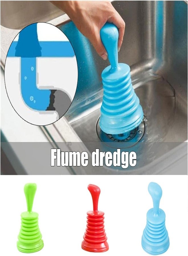 PRAMANTA Air High Pressure Drain Plunger Suction Pump Drainage Block Remover Tool for Kitchen Sink Wash Basin, Drainage Pipe Cleaner Drain Clog Remover Opener Pump (1Pcs) - Image 3