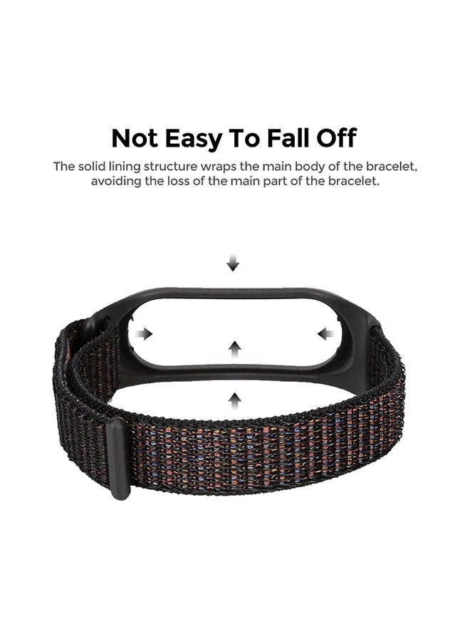 Straps for Xiaomi Mi Band 7/6/5 Soft Breathable Sport Replacement Strap Wristband Sport Band - Ice Blue & Bright Yellow & Grey - Image 3