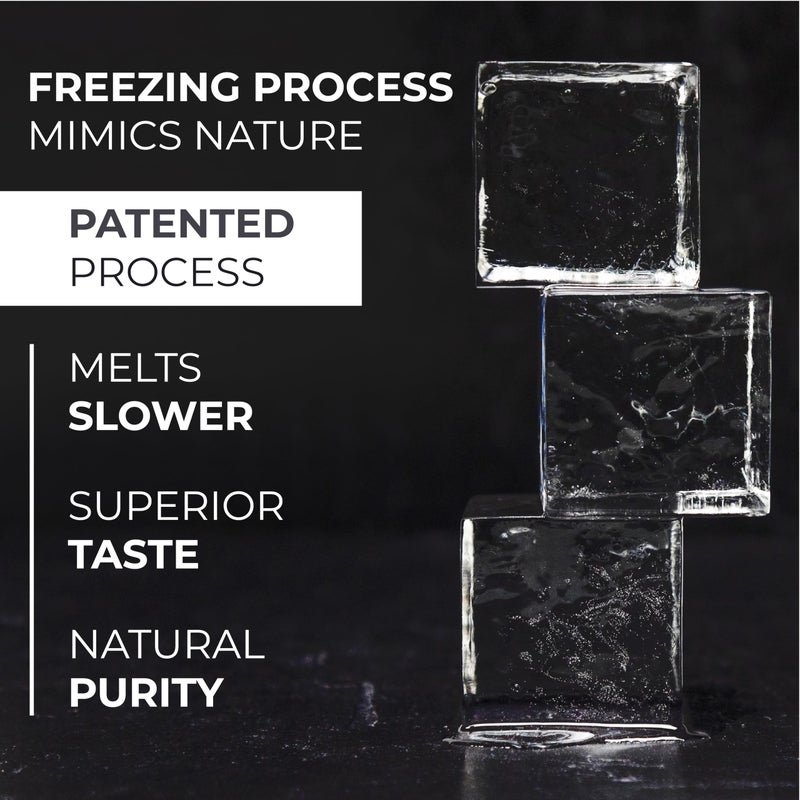 True Cubes True Cubes Crystal Clear Ice Cube Maker, 4 Large 2"x2"x2" Ice Cubes for Cocktails and Drinks, Silicone Mold for Pure, Bartender-Quality Ice - Great for Hosting and Entertaining, Whiskey Gifts for Men  - Image 2