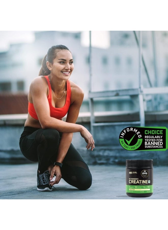 Optimum Nutrition (ON) Micronized Creatine Powder - 100 Gram, 33 Serves, 3g of 100% Creatine Monohydrate per serve, Supports Athletic Performance & Power, Unflavored. - Image 3