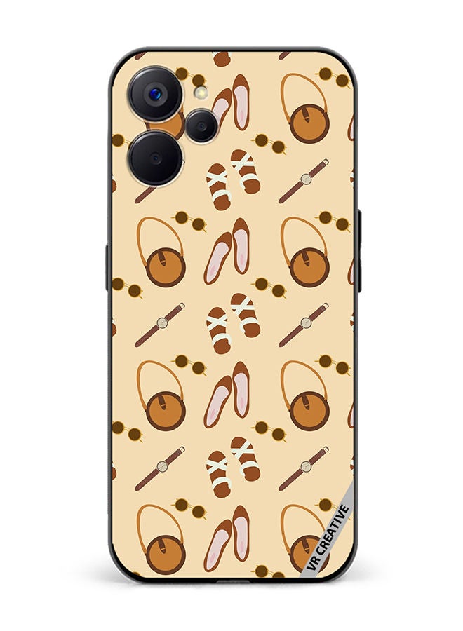 VR CREATIVE Protective Case Cover For Realme 10 5G Outfit Vintage Vector Design Multicolour - Image 1
