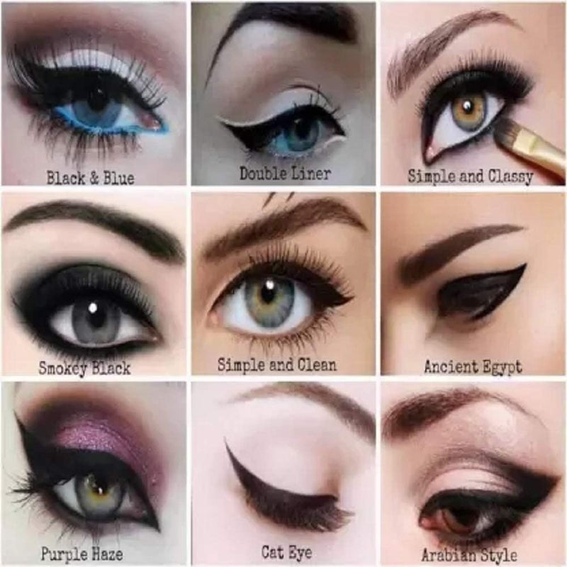 كحل جل كاجال 24 ساعة مقاوم للماء يدوم طويلاً ناعم ومقاوم للتلطيخ - Image 3