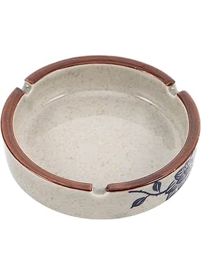 Windproof Ceramic Ashtray Creative Desktop Smoking Tray Indoor Outdoor Office Ornament - Image 1