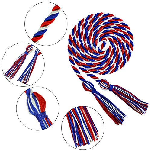 HOVEOX 6 Pieces Graduation Cords Tassels Cord Honor Cords with Tassel Graduation Honor Cords for Graduation Students - Image 4