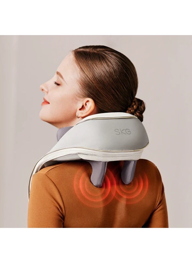 SKG H5 Mini Portable Cordless Shiatsu Neck and Shoulder Massager with TENS Pulse, Soothing Heat & Ergonomic Fit for Pain Relief Deep Tissue 6D Massage Head - Image 2
