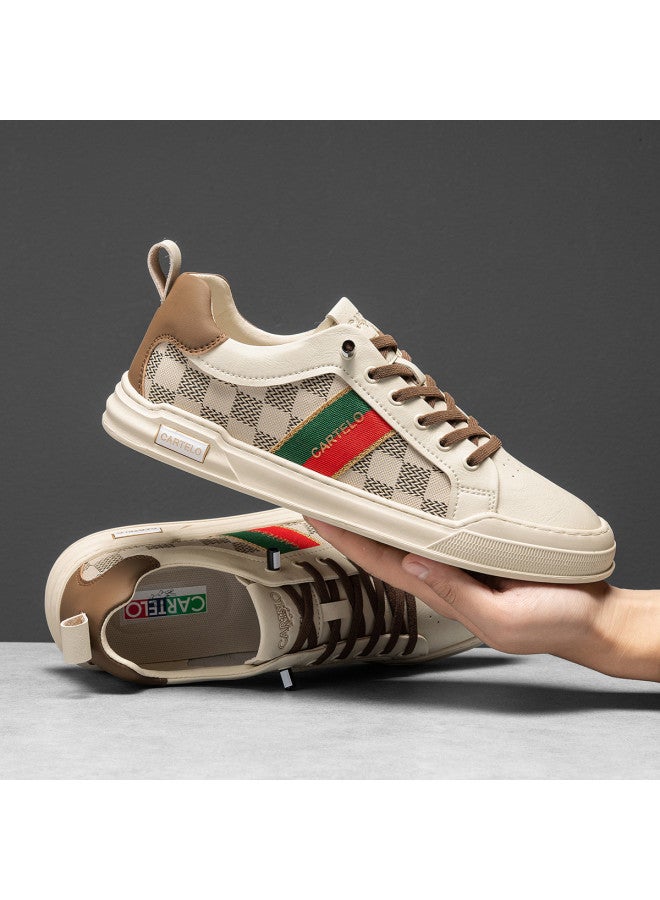 CARTELO Lace-free【hot Seller】versatile Casual Sneakers Men's White Shoes Leisure Sports Shoes Trendy Plimsolls Men - Image 3
