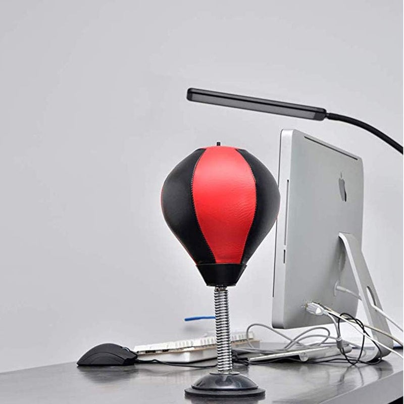 Generic Desktop Punching Bag 45.5CM | Boxing Sports Punching Tool Desktop Punch Balls Bags Punching Bag Speed Ball Stand Boxing Training Boxer Practice Tools - Image 1