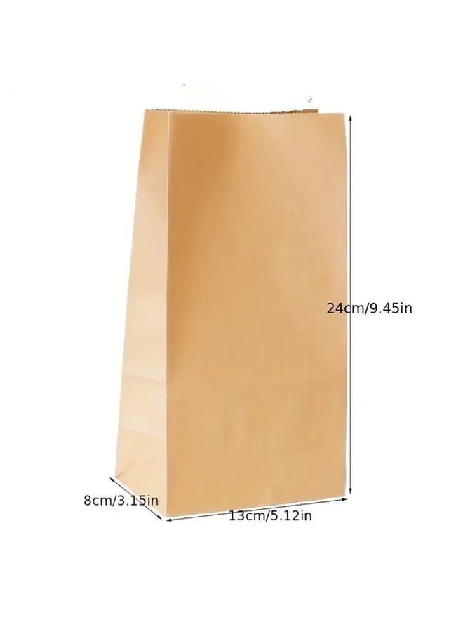 30 Paper Bags With Stickers Hanging Tags And Hemp Rope Heavy Duty Kraft Gift Bags Wide Base Christmas Birthday Wedding Party Favor Labels Snack Bulk Packaging - Image 3
