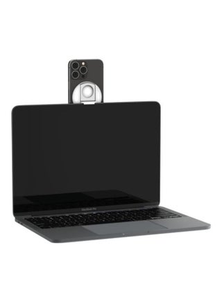 حامل كاميرا Magsafe لجهاز Macbook - حامل كاميرا iPhone مغناطيسي مستمر، تحويل iPhone إلى كاميرا ويب - متوافق مع Macbook Pro، Air، iPhone 15، 14، 13، 12 - قبضة حلقة ثبات محسنة - view 3