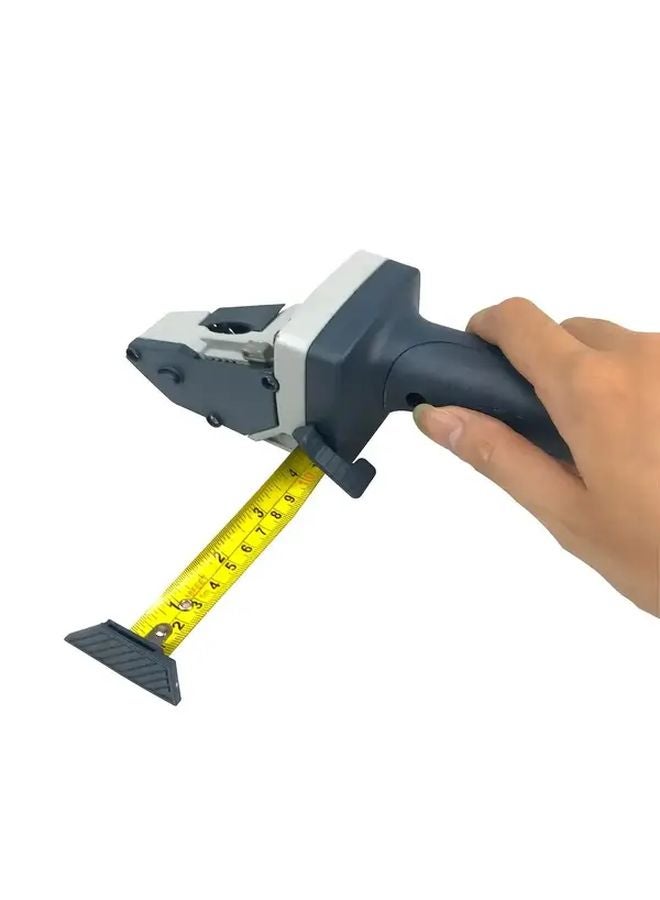 Heavy Duty Alloy Gywall Cutter With Built In Measuring Tape For DIY Plaster Board - Image 2