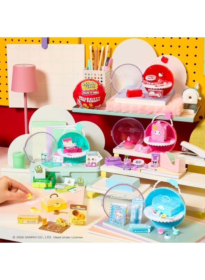 Miniverse MGA's Miniverse Make It Mini Hello Kitty and Friends Series 3 Mini Collectibles, Sanrio, Retro Stationery Replicas, Crafts, DIY, 8+ - Image 3