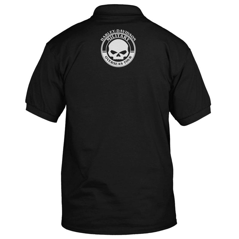 HARLEY DAVIDSON Harley-Davidson Military, Exclusive Overseas Tour Polo, Bar & Shield, XL (X-Large) - Image 2