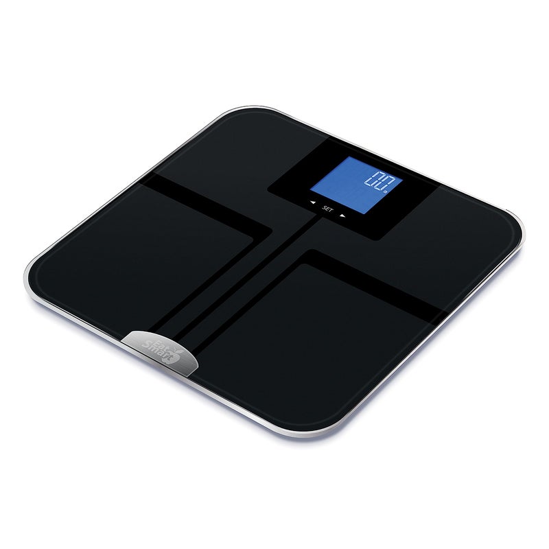 EatSmart Eat Smart Digital Body Fat Scale with Auto Recognition Technology, Black - Image 1