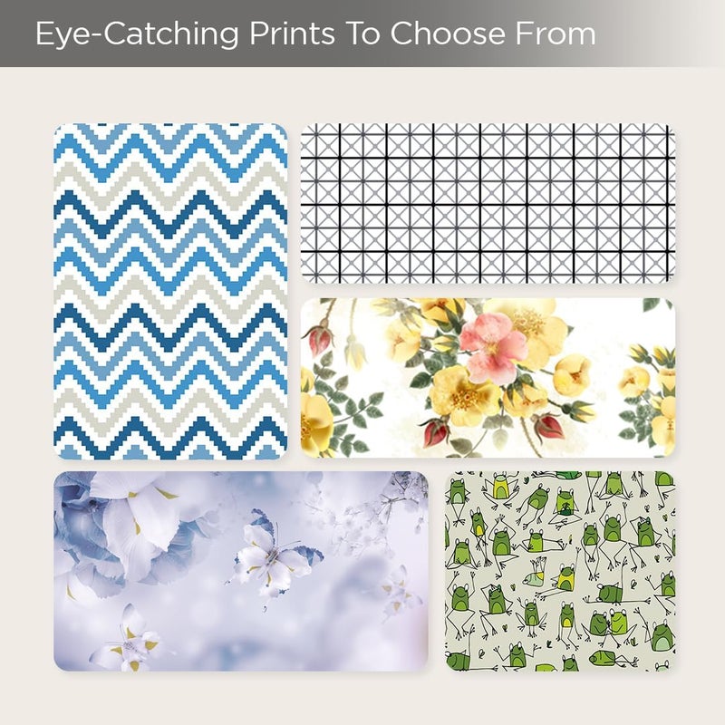 Kuber Industries 7 Feet Shower Curtain & 2 Pcs Bathmat I Anti Slip I Quick Dry I Waterproof I Easy-Slide Curtains I Bath Decor I Multicolour - Image 3