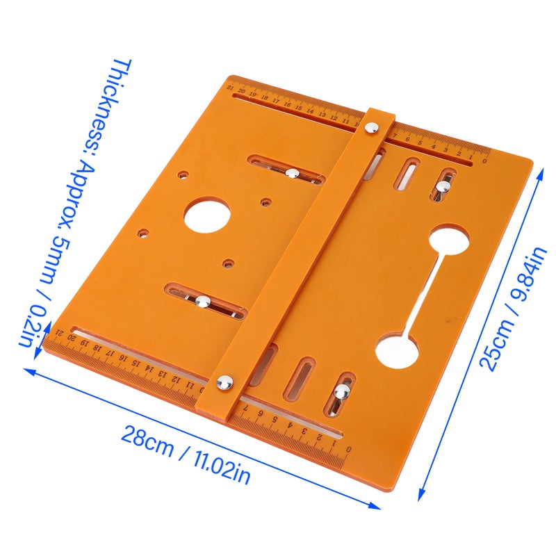 Cutting Machine Base Plate 28x25cm Cuttable 19cm 4 Inch Circular Saw Guide Rail Bottom Plate for Trimmer Cutter - Image 5
