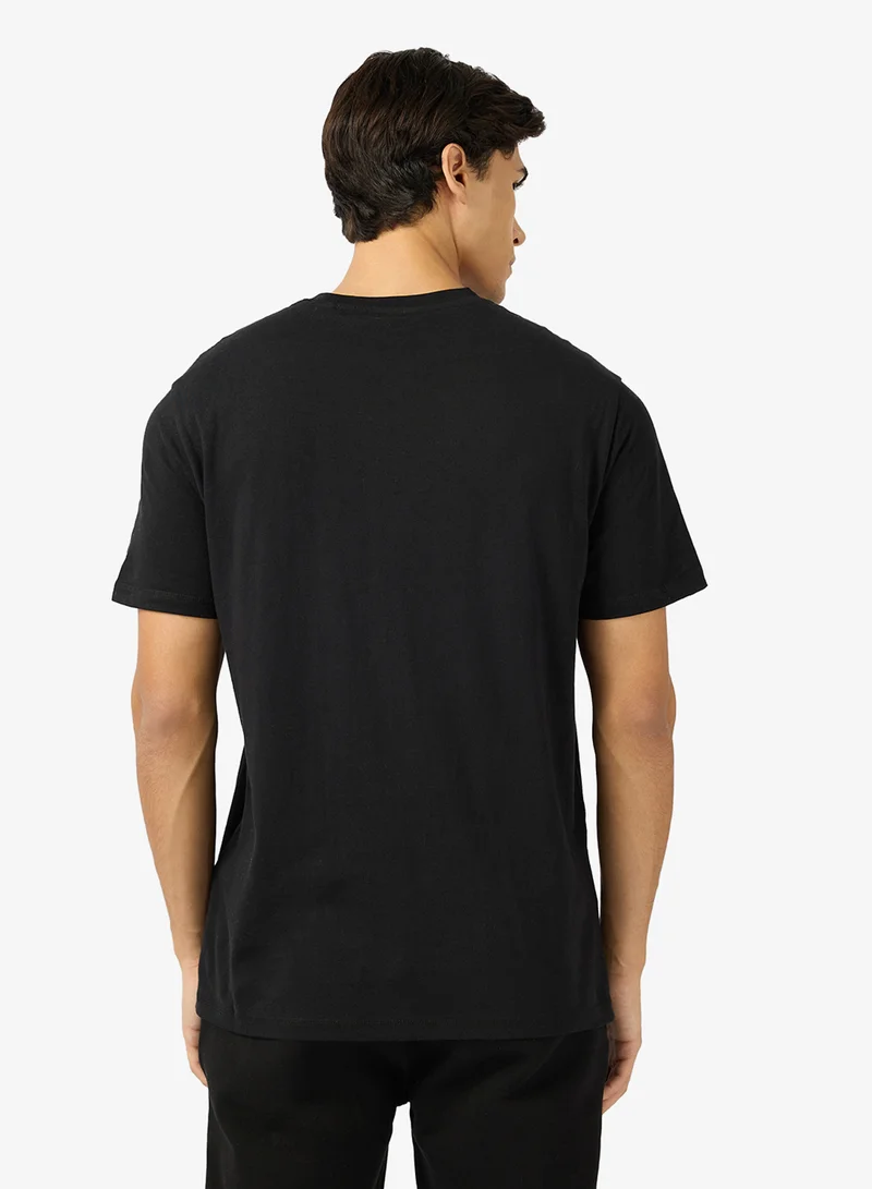 GUESS Triangle Logo Short Sleeve T-Shirt