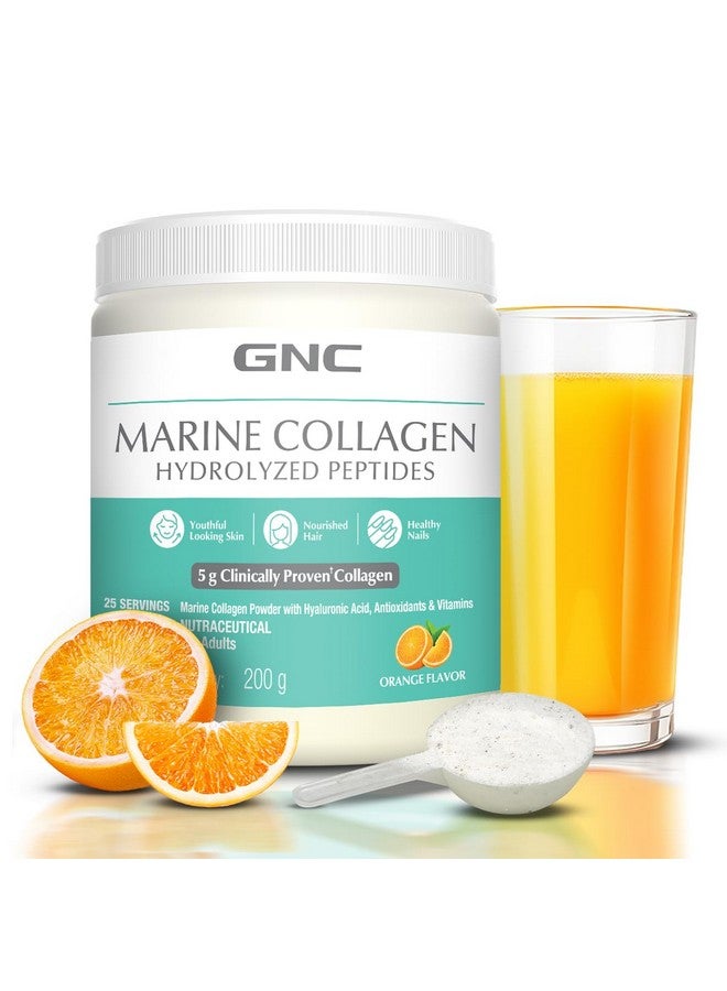 GNC Marine Collagen|200 Gm|Type 1 & Type 3 Collagen|Hydrolyzed Peptides |Hyaluronic Acid|Biotin |Vitamin C &E |Grape Seed Extract |Rosemary Extract |For Radiant & Youthful Skin,2 count,200 grams - Image 2