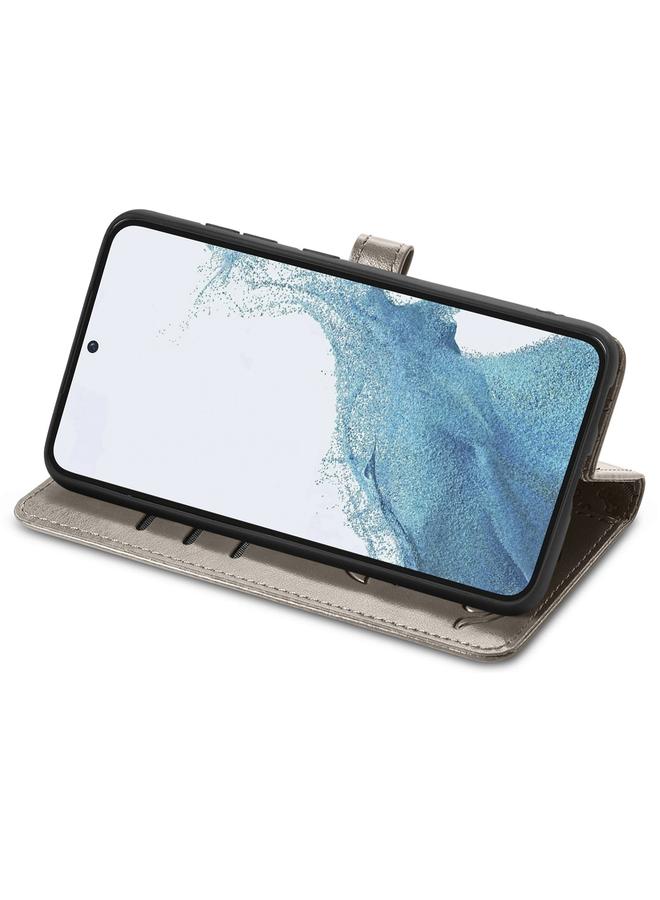 S-TOP Case For Samsung Galaxy S23 5G Cute Cat and Dog Embossed Leather Phone Case - Image 4