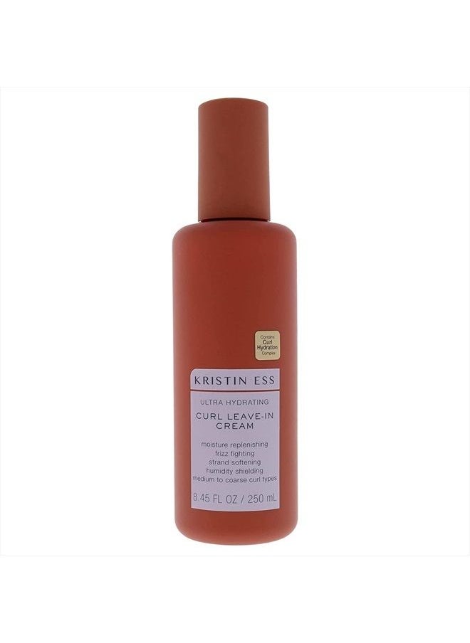 Kristin Ess Hair Ultra Hydrating Curl Leave-In Cream Conditioner for Curly Hair with Frizz Control, Humidity Shielding, Vegan, Color + Keratin Safe, 8.45 fl oz (Pack of 1)  - Image 1