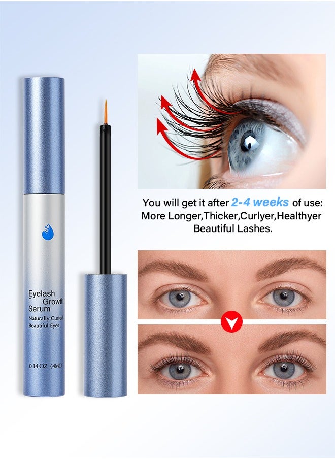 PRO LASHBEAUTY - 4ml Lash Serum Lash Growth Rapid Eyelash Growth Serum ,Fuller And Thicker Vegan Lash Enhancing Treatment - Image 1