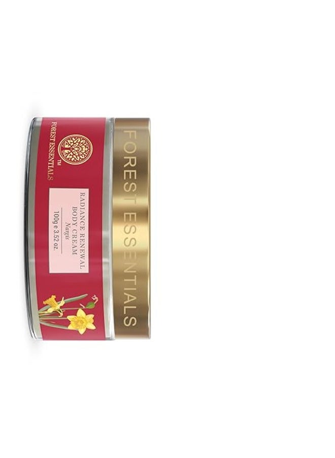 فورست اسينشالز كريم الجسم فورست إسينشالز راديانس رينيووال نرجس | مع زبدة الكاكاو وزيت النرجس العطري لبشرة ناعمة ومشرقة | كريم مغذي للجسم مستوحى من الطب الأيورفيدي - Image 4