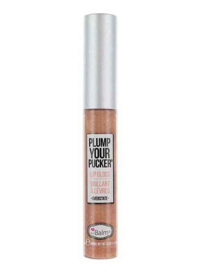 theBalm Plum Your Pucker Lip Gloss Overstate - Image 2
