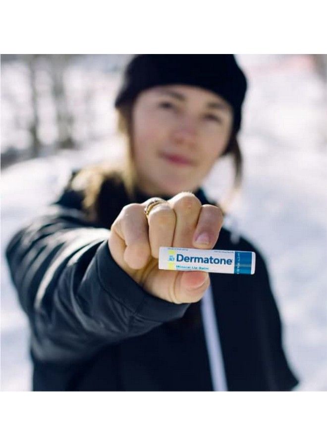 Dermatone بلسم الشفاه المعدني بعامل حماية من أشعة الشمس 30 | مرطب | آمن على الشعاب المرجانية | حماية من حروق الشمس واسعة النطاق من الأشعة فوق البنفسجية الطويلة والمتوسطة | تركيبة الزنك | خالٍ من القسوة وخالٍ من البارابين | صنع في الولايات المتحدة الأمريكية | 0.15 أونصة | عبوتان - Image 3