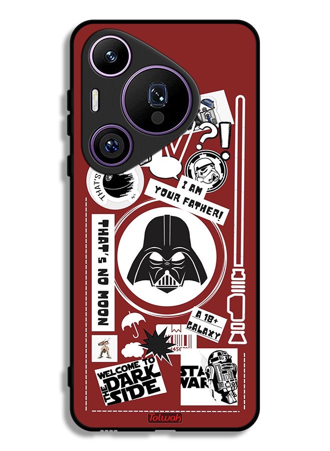 Tolwak Huawei Pura 70 Pro Protective Case Cover Welcome To The Dark Side Sticker - Image 1