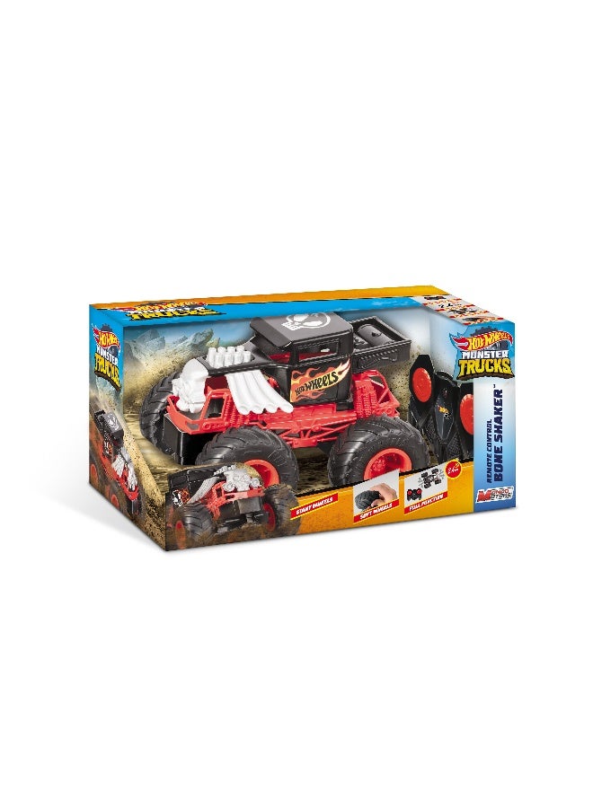 Caterpiller CAT Hot Wheels Remote Control Monster Truck Bone Shaker | Battery Operated | Car for Display | Toy Vehicle | Gift for Collectors and Kids - Image 1