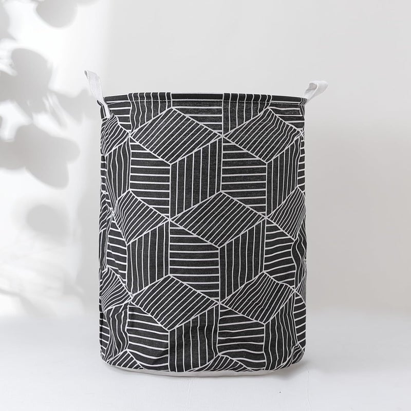 Kuber Industries Laundry Basket For Clothes|Foldable Laundry Hamper|Basket For Toys, Dirty clothes, Storage "45 LTR" (Black) - Image 3