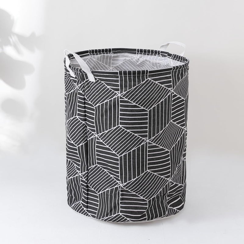 Kuber Industries Laundry Basket For Clothes|Foldable Laundry Hamper|Basket For Toys, Dirty clothes, Storage "45 LTR" (Black) - Image 4