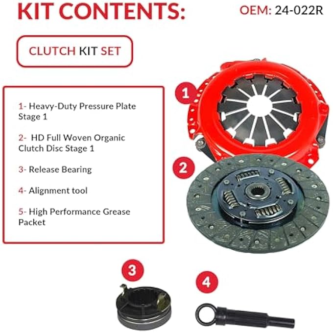 ريحني مجموعة القابض SOUTHEASTCLUTCH متوافقة مع قاعدة Soul Accent Veloster Lx Gl Gls Se Sport Re LX L هاتشباك 4 أبواب 20102015 16L L4 GAS DOHC السحب الطبيعي المرحلة 1 - Image 4