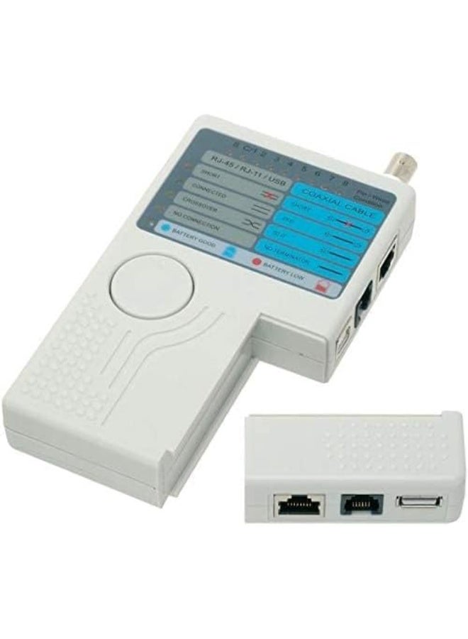 Terabyte 4 in 1 Phone Network Remote Cable Tester, RJ45 RJ11 BNC - Image 1