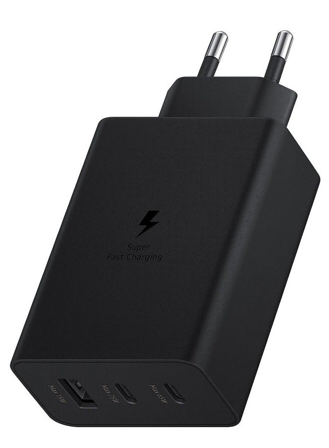 ELTRAZONE "Black 65W Power Adapter Trio: Efficient Multi-Device Charging with High Output" - Image 1