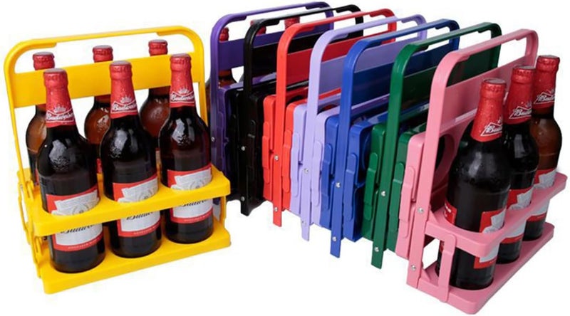Bottle Basket Lightweight Holder Drink Suitable for 6 Bottles - Image 2