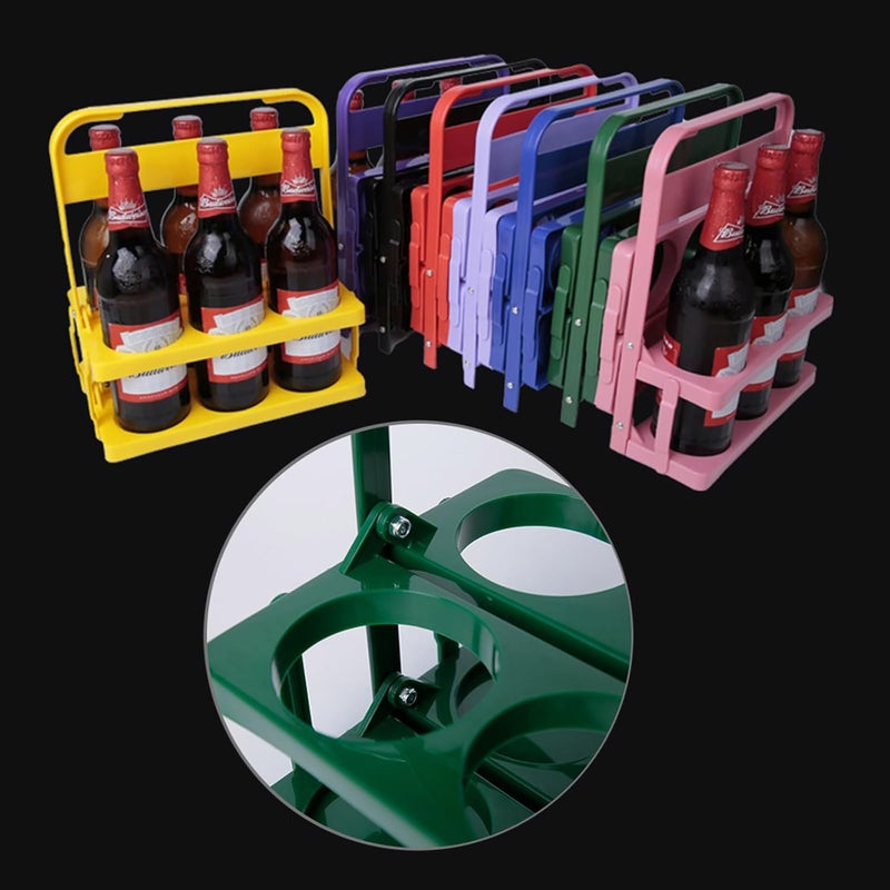 Bottle Basket Lightweight Holder Drink Suitable for 6 Bottles - Image 5