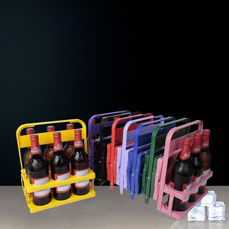 Bottle Basket Lightweight Holder Drink Suitable for 6 Bottles - Image 3