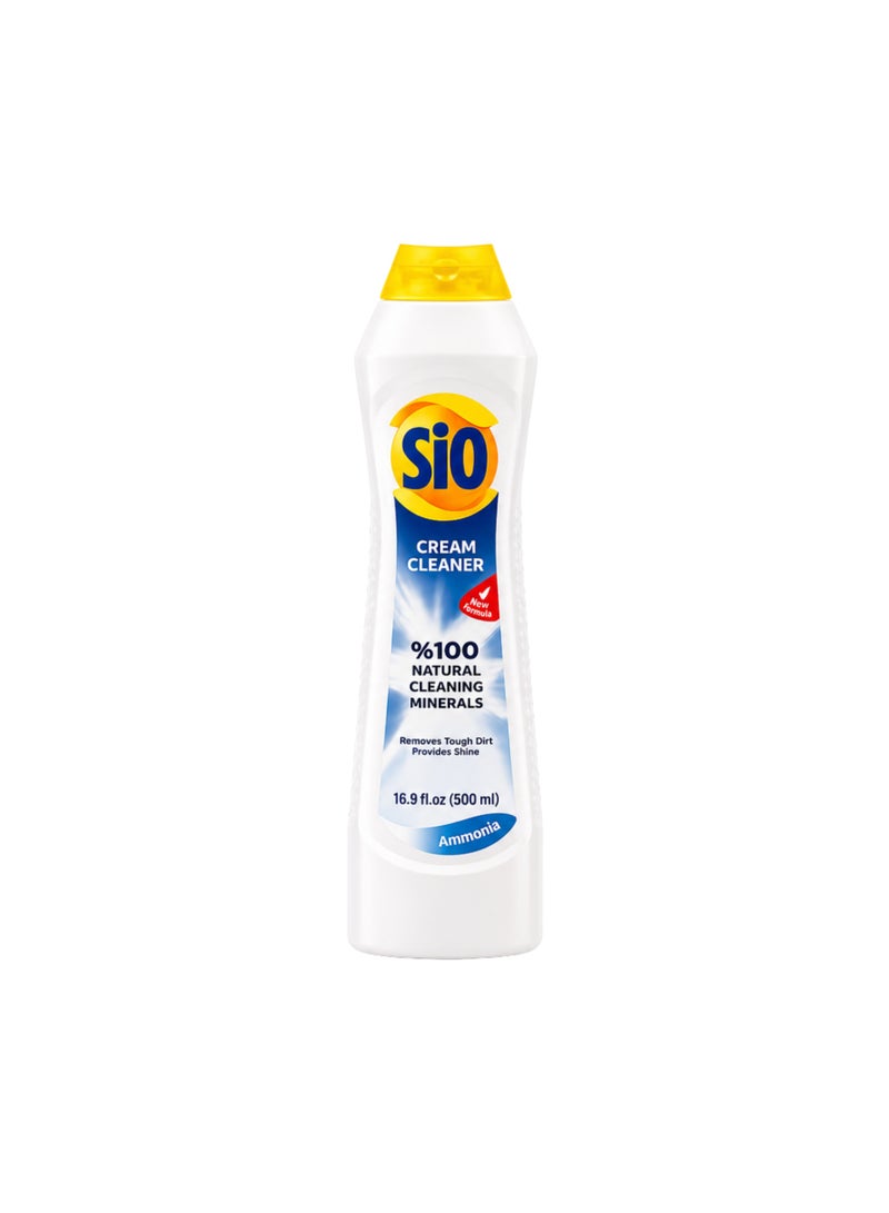 Sio Ammonia Cream Surface Cleaner by Sanitzi Detergents, Powerful Grease & Limescale Remover for Kitchen & Bathroom, 750ml - Image 1