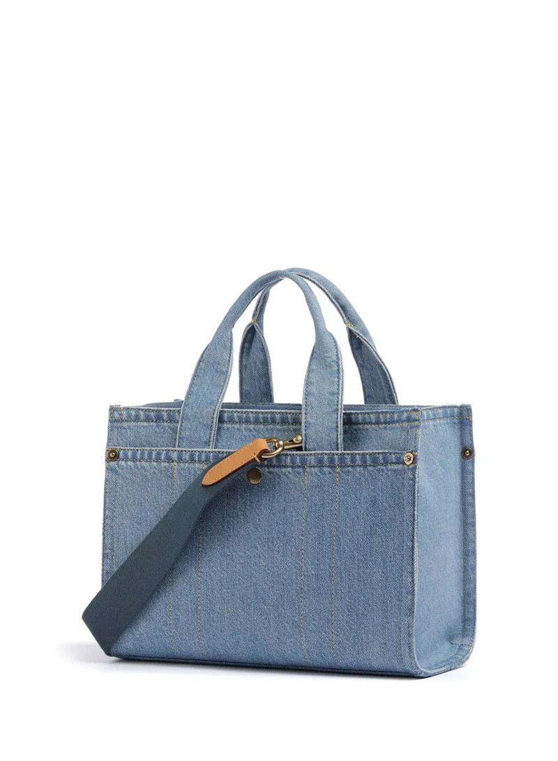 COACH Logo Denim Cargo Crossbody Bag