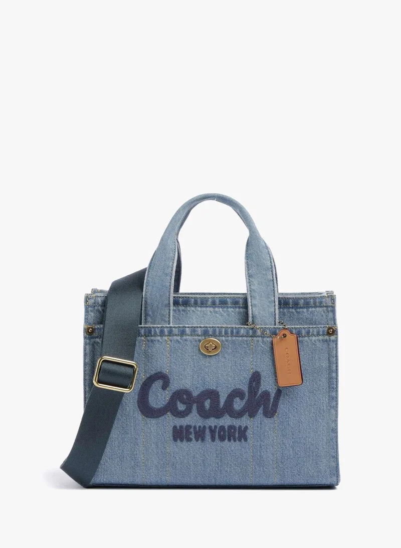 COACH Cargo Tote Bag 20 in Denim